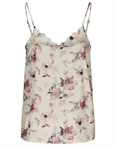JDY - JDYTroya Life Singlet Top - Cloud Dancer